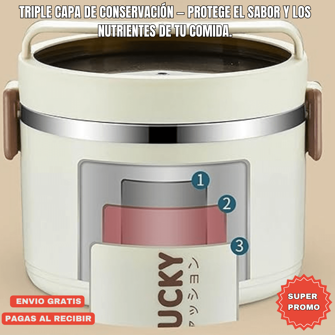 LUCKYBOX®: SET x3 + MALETA ISOTÉRMICA Y KIT TORTILLERO-CUBIERTOS ¡GRATIS!
