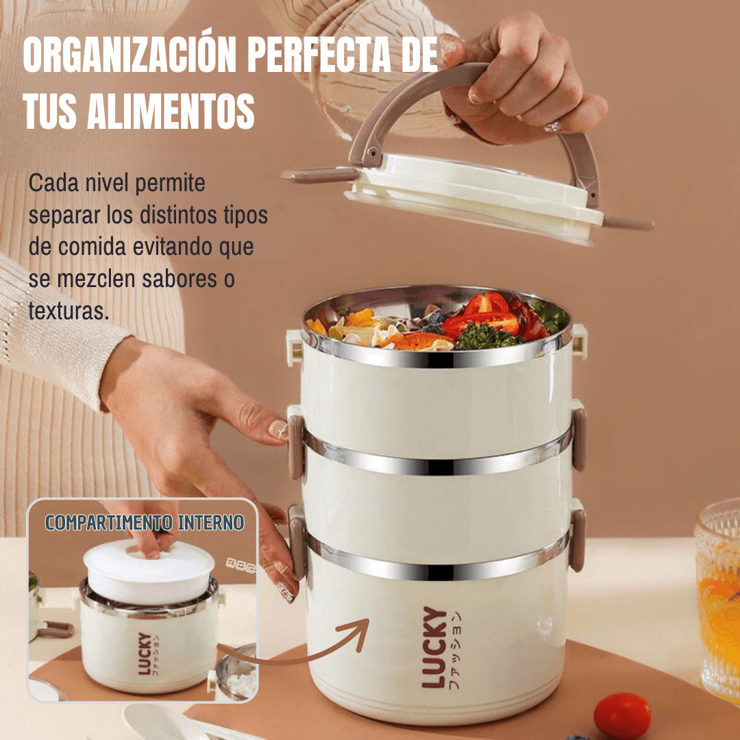 LUCKYBOX®: SET x3 + MALETA ISOTÉRMICA Y KIT TORTILLERO-CUBIERTOS ¡GRATIS!