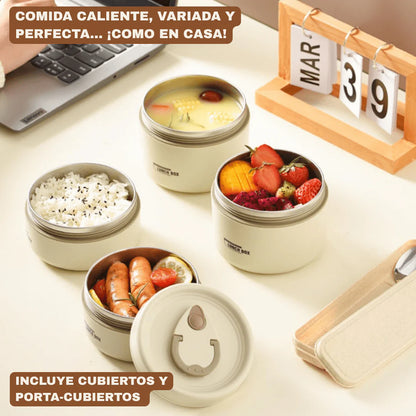 PACK LUNCHBOX®: 4 Loncheras Térmicas + Maleta + ¡Obsequio!