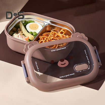 BearLunch™: TÉRMICA DE ACERO COMIDA CALIENTE Y FRESCA EN CUALQUIER LUGAR